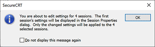 SecureCRT session edit notification to confirm changes
